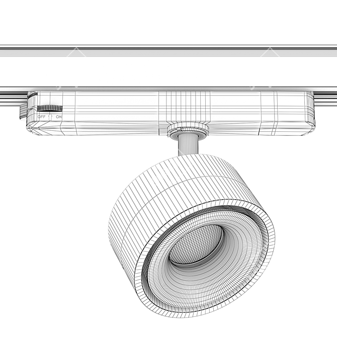 COB Track Light MJ-1180 3D model image 3