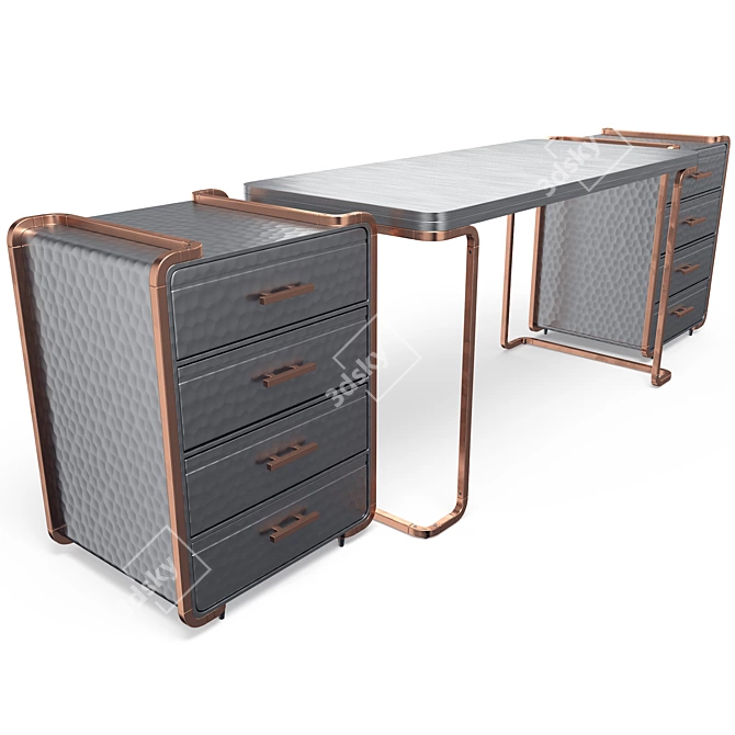 Modern Office Table 3D model image 1