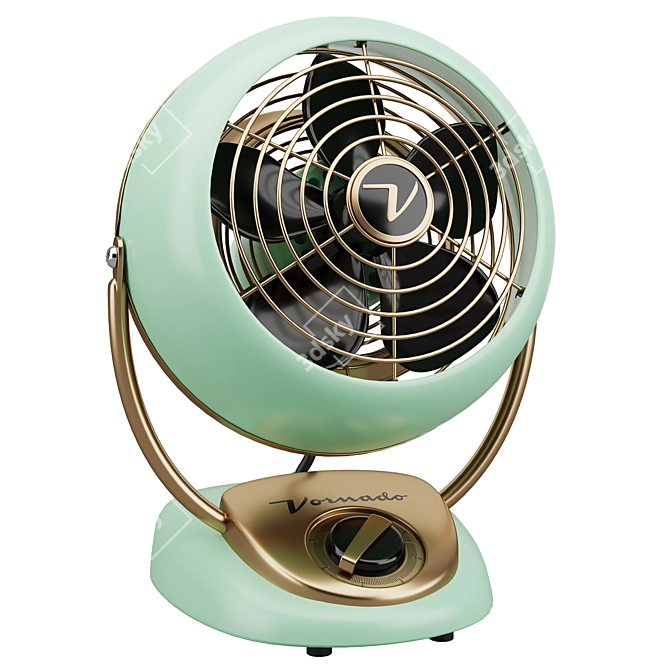 Vintage Vornado Fan 3D model image 3