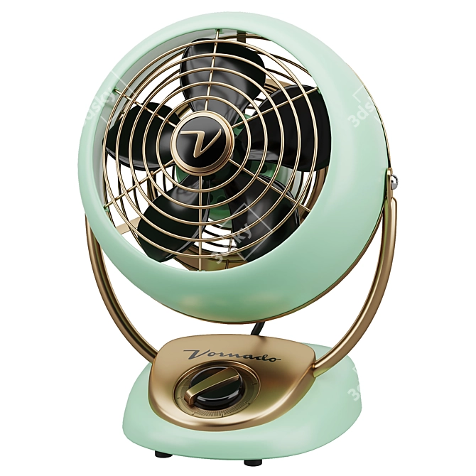 Vintage Vornado Fan 3D model image 4