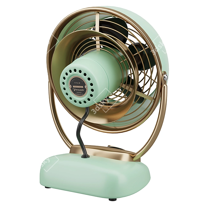 Vintage Vornado Fan 3D model image 5