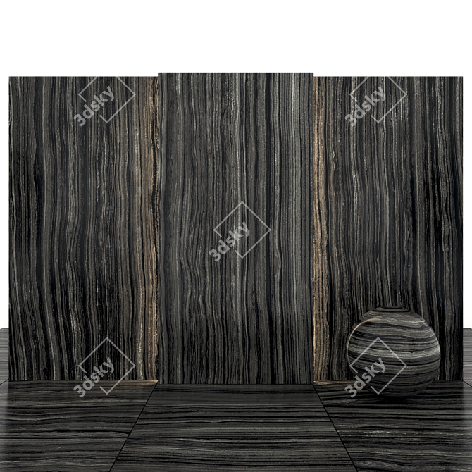 Lux Black Marble Suite 3D model image 2