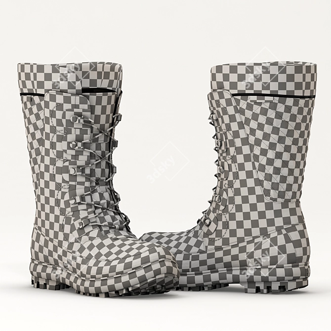 Protective and Stylish: Helly Hansen Garibaldi Boot 3D model image 4