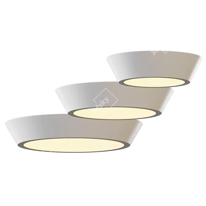 Sonneman Oculus Ceiling Light 3D model image 4