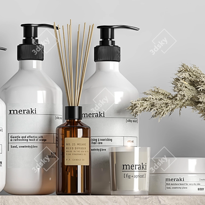 Bathroom Decor Set: 2015 Design 3D model image 4