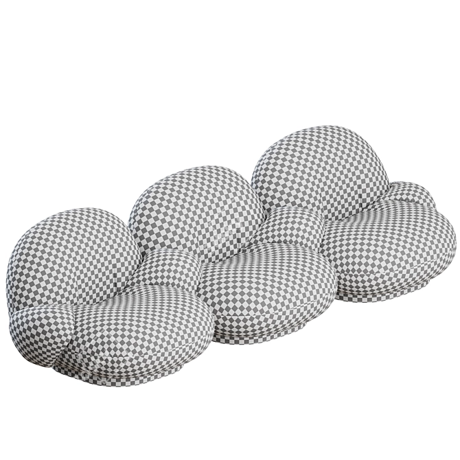 GUBI Pacha 3-Seater: Elegant & Comfortable Sofa 3D model image 5