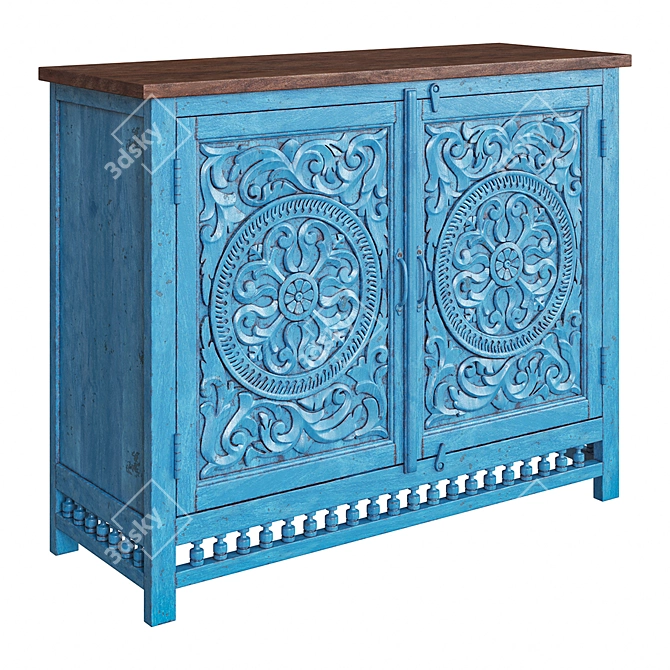 ARTEFACTO Blue Mango Chest 3D model image 1