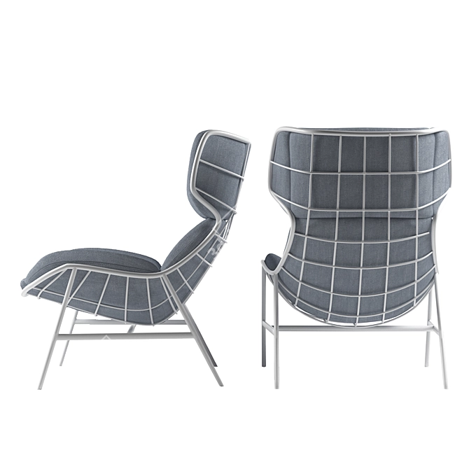 Varaschin Arm Chair: Stylish and Comfortable Seating 3D model image 3