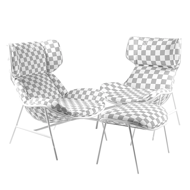 Varaschin Arm Chair: Stylish and Comfortable Seating 3D model image 4