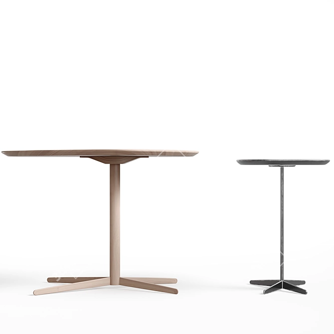 Versatile Adea D-Tables: Functional and Stylish 3D model image 3
