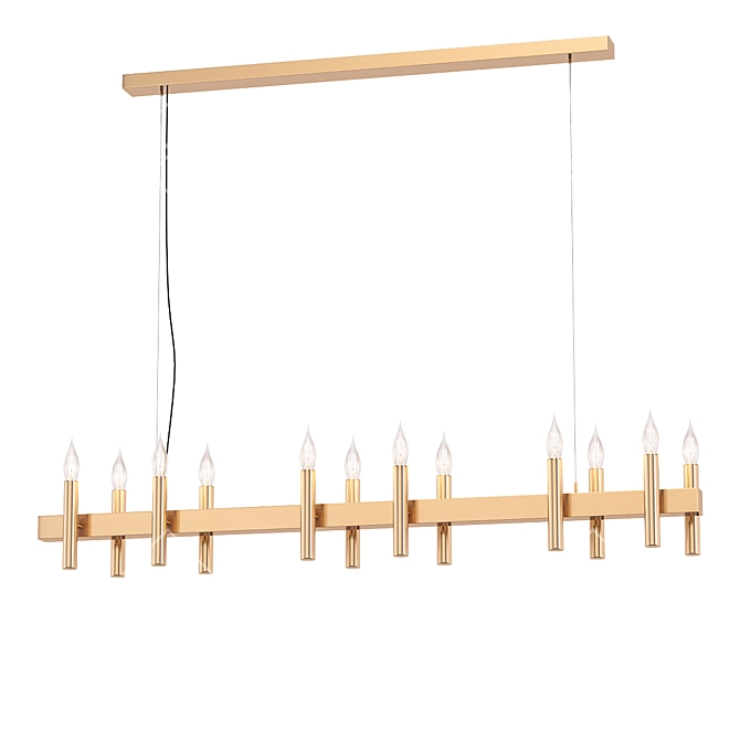 Elegant Shiro Lighting Collection 3D model image 1