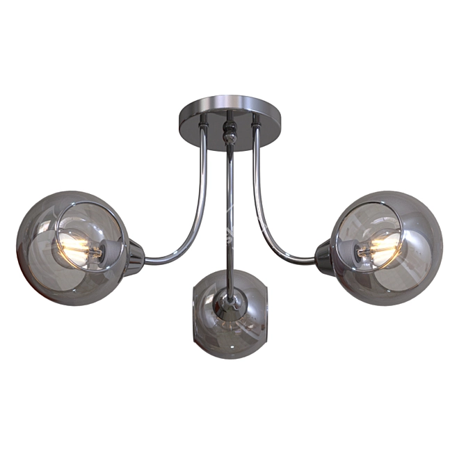Evoluce SLE102102-03 Pendant Light 3D model image 4