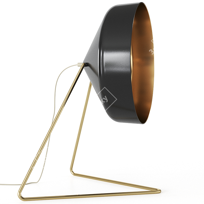 Innovative Cyrcus F Lavagna Floor Lamp 3D model image 1