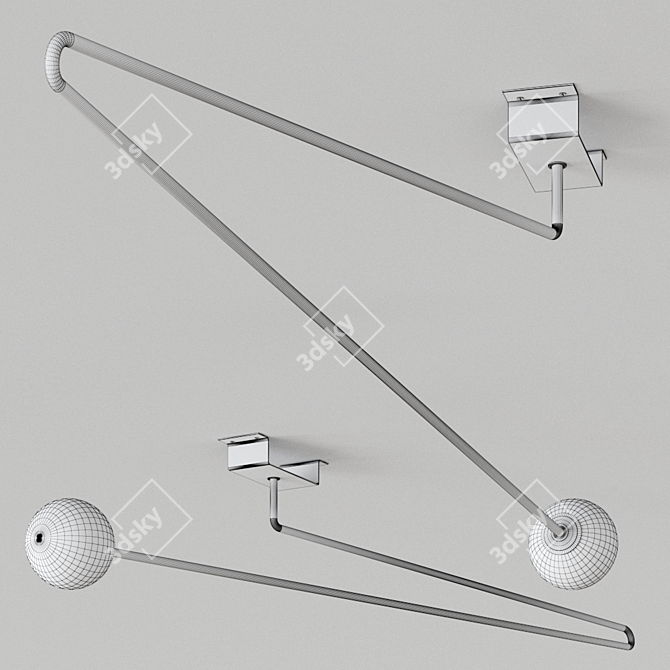 Black Matter BM002: Minimalist German Design 3D model image 3