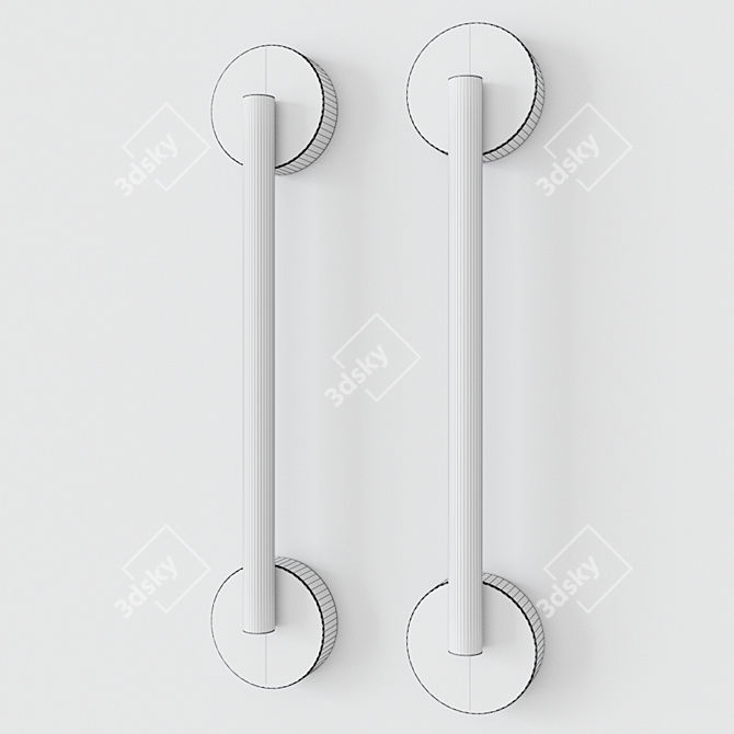 Minimalist Tube Sconce by Atelier Areti 3D model image 2