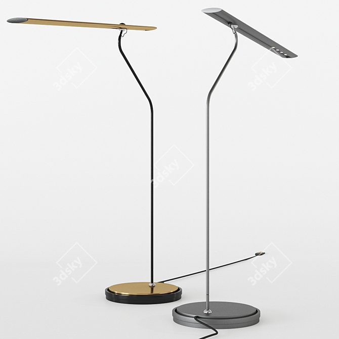 LET TL: Sleek Swiss Table Lamp 3D model image 2