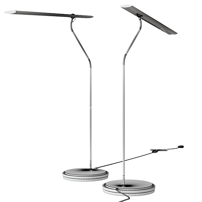 LET TL: Sleek Swiss Table Lamp 3D model image 3