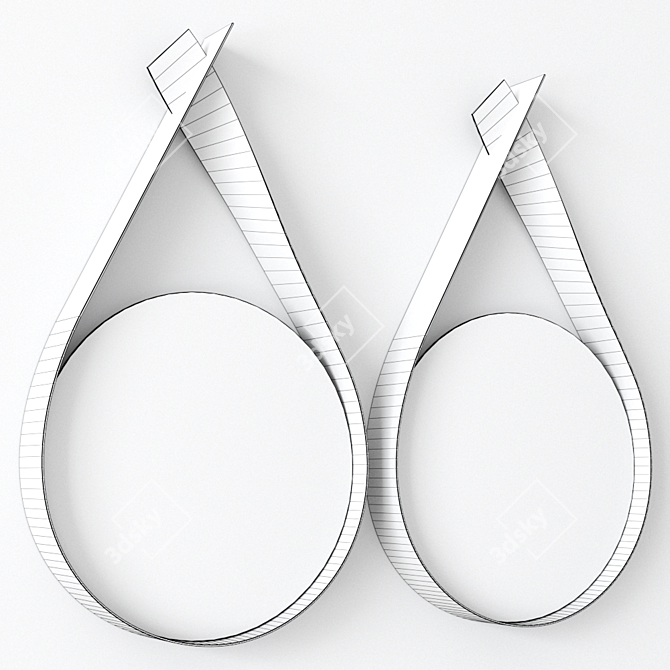 Elegance Reflects: Pikee Mirror 3D model image 3