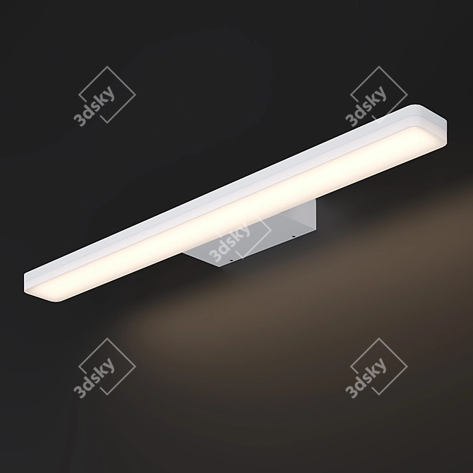 Sleek Sunset LED Light 3D model image 1