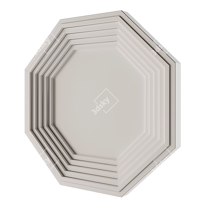 Marica Octagon Mirror 3D model image 2