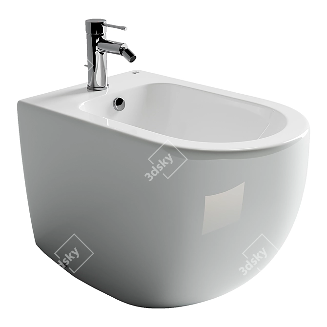 Metropol Floor Bidet - CN4005 by Ceramica Nova 3D model image 1