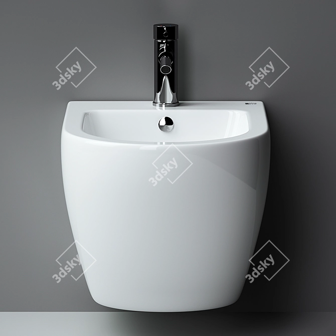 Metropol Hanging Bidet CN4003 by Ceramica Nova 3D model image 4