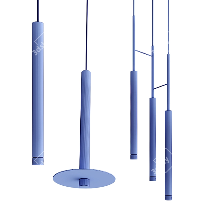 Illuminate Your Space: GROK CANDLE Collection 3D model image 2