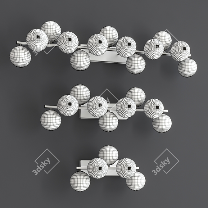Elegant Maytoni Dallas Wall Sconce 3D model image 2
