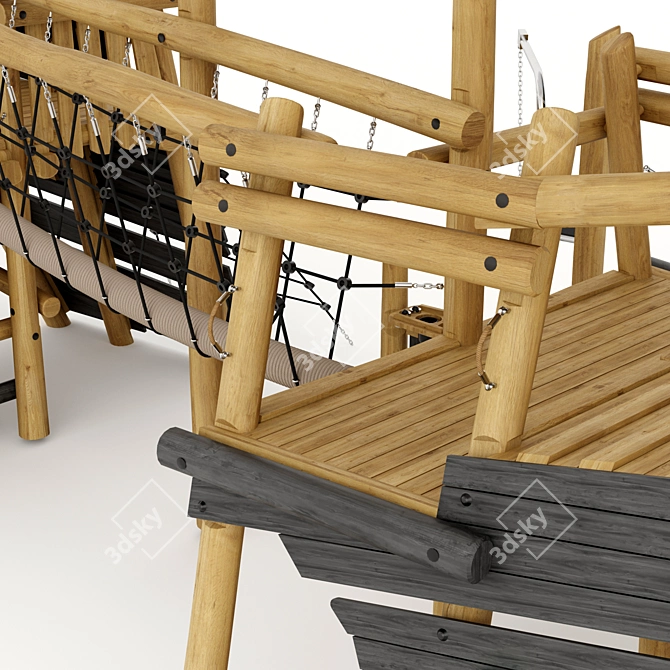 Kompan Pirate Ship: Large Playset 3D model image 4