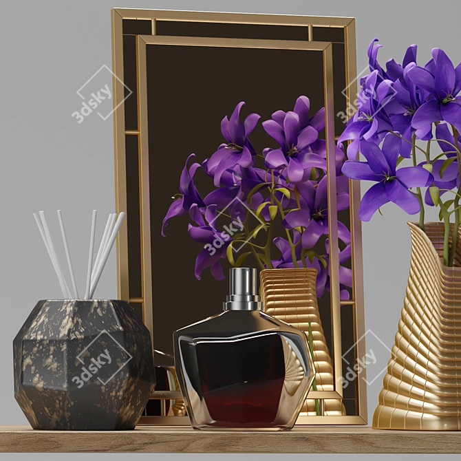 Decor Set for Bathroom 02 
(Декоративный набор для ванной 02)

Bathroom Bliss Decor Set 3D model image 4