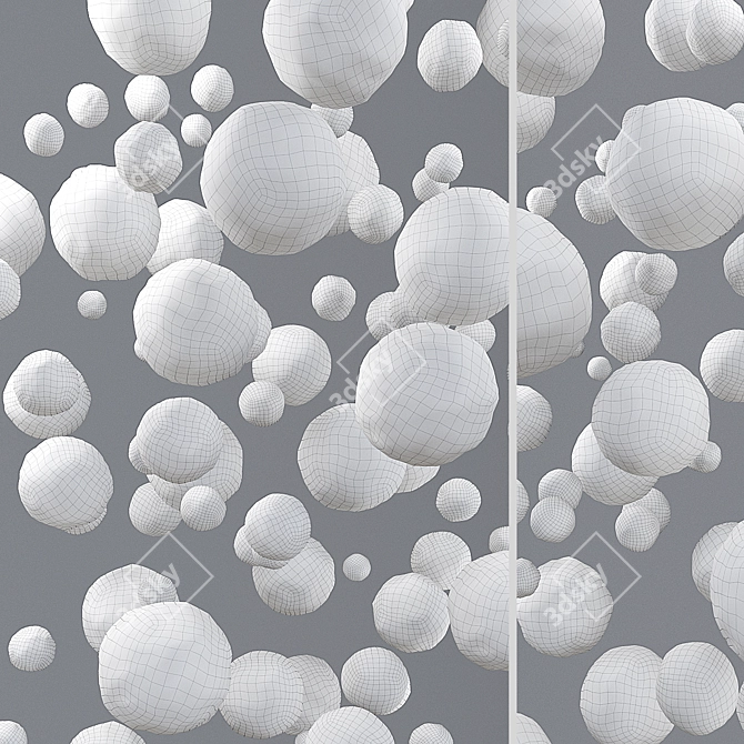 Bubble 3D Model with Procedural Textures 3D model image 4