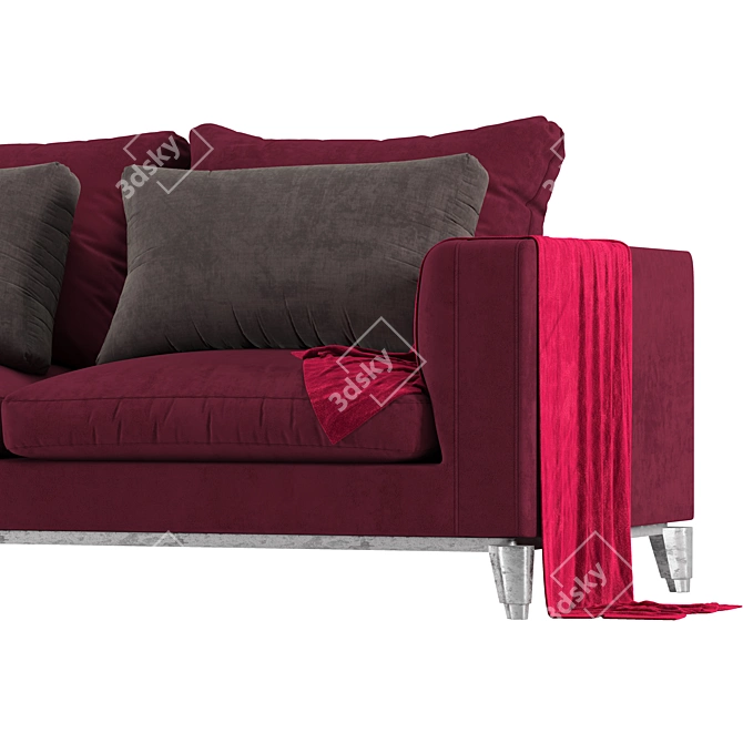 Elegant Andersen Sofa 3D model image 3