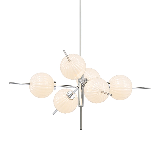 Elegant Tempest Chandelier 3D model image 1