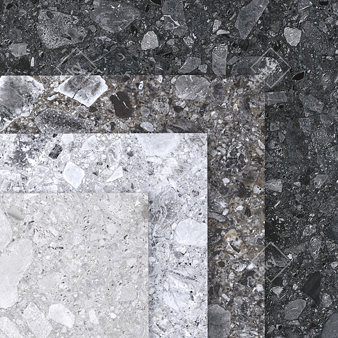 Terrazzo Texture Set 3D model image 1