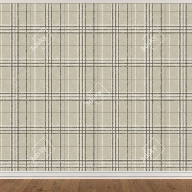 Seamless 3D Wallpaper Set 3D model image 2