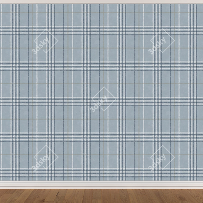 Seamless 3D Wallpaper Set 3D model image 3