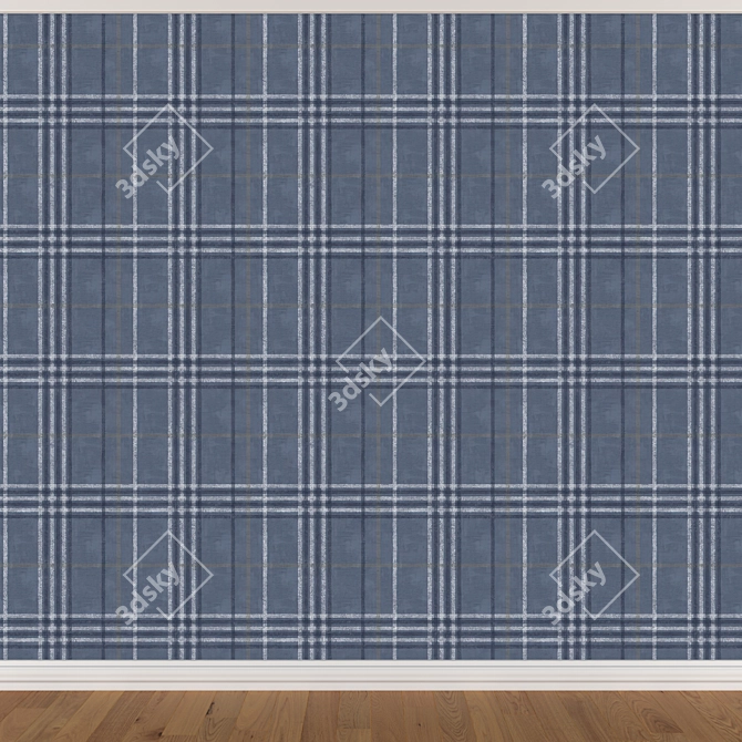 Seamless 3D Wallpaper Set 3D model image 4