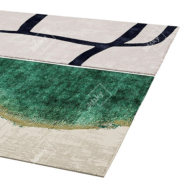 Versatile Poly Rug: 3 888 Polys, 4 004 Vets 3D model image 2