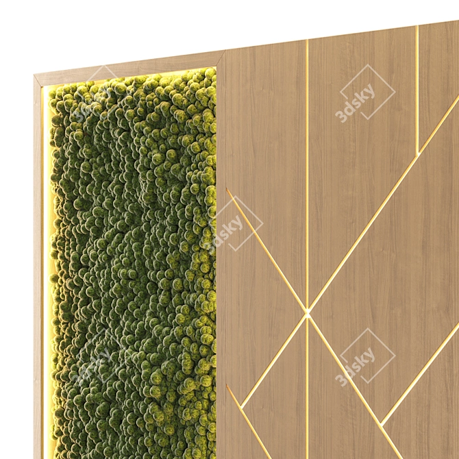 LED PhytoWall for Modern Spaces 3D model image 2