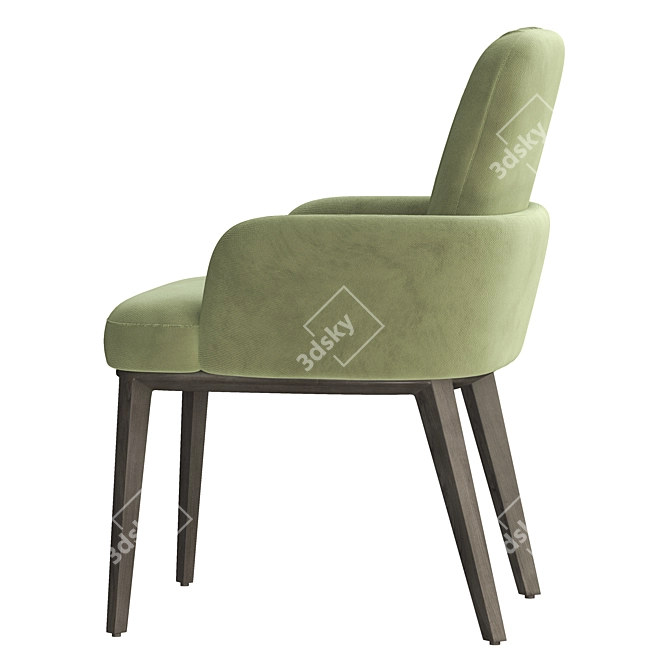 Sleek Belinda Armchair: Modern Italian Design 3D model image 2