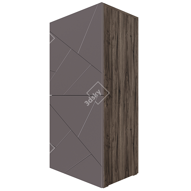 Summit HOFF Wardrobe: Stylish and Functional 3D model image 1