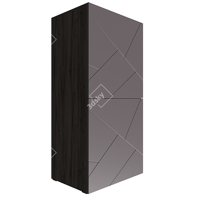 Summit HOFF Wardrobe: Stylish and Functional 3D model image 3