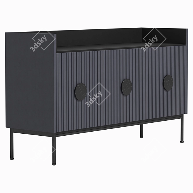 Title: UNO Sideboard: Stylish and Spacious 3D model image 4