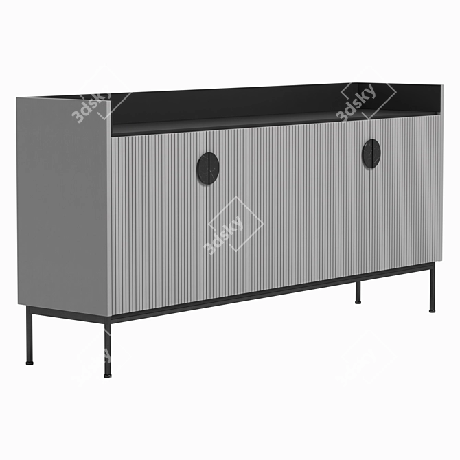 Modern UNO Sideboard, 190cm 3D model image 2