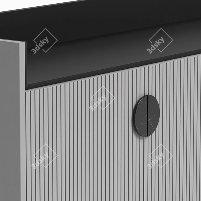Modern UNO Sideboard, 190cm 3D model image 3