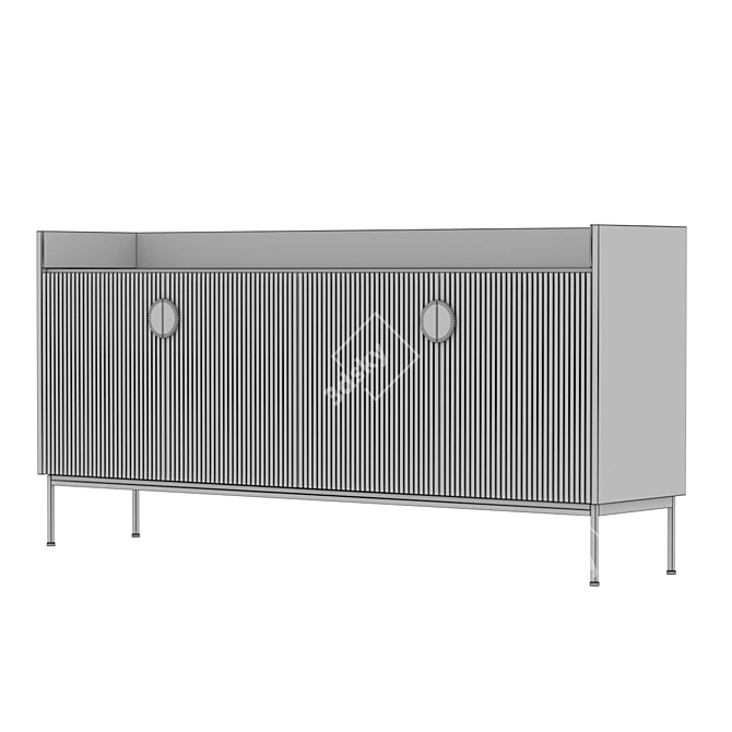 Modern UNO Sideboard, 190cm 3D model image 4