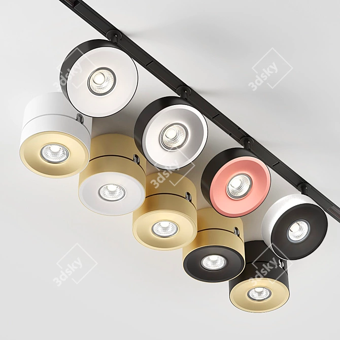 Modern LED Lighting Solution: AQForm Qrled Collection 3D model image 4