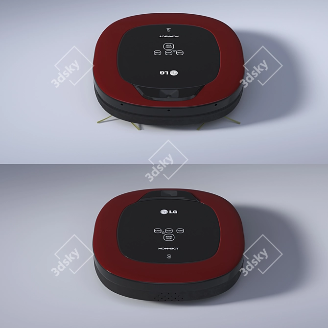 LG HOM-BOT Robot Vacuum: Powerful Cleaning Made Easy 3D model image 10