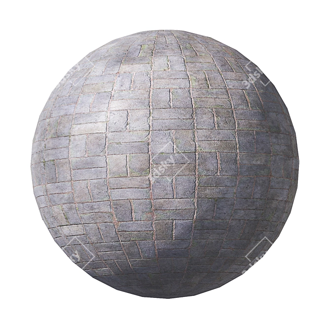 Title: Seamless Paving Materials for 3D Rendering 3D model image 3
