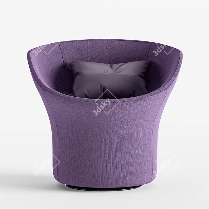 Modern Swivel Avalon Chair by Swedese 3D model image 8